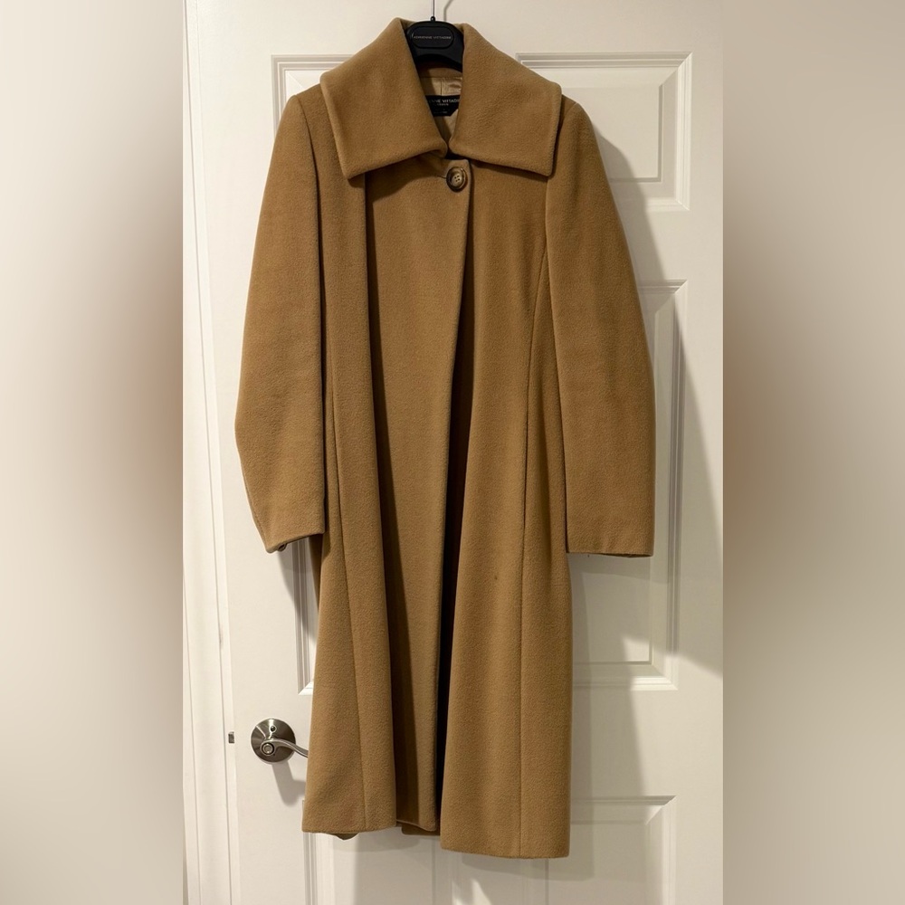 Adrienne Vittadini Camel Trench Coat